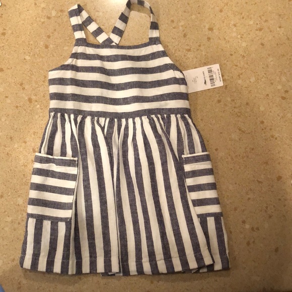 Carter's Other - Carter’s 18m striped dress with white diaper cover